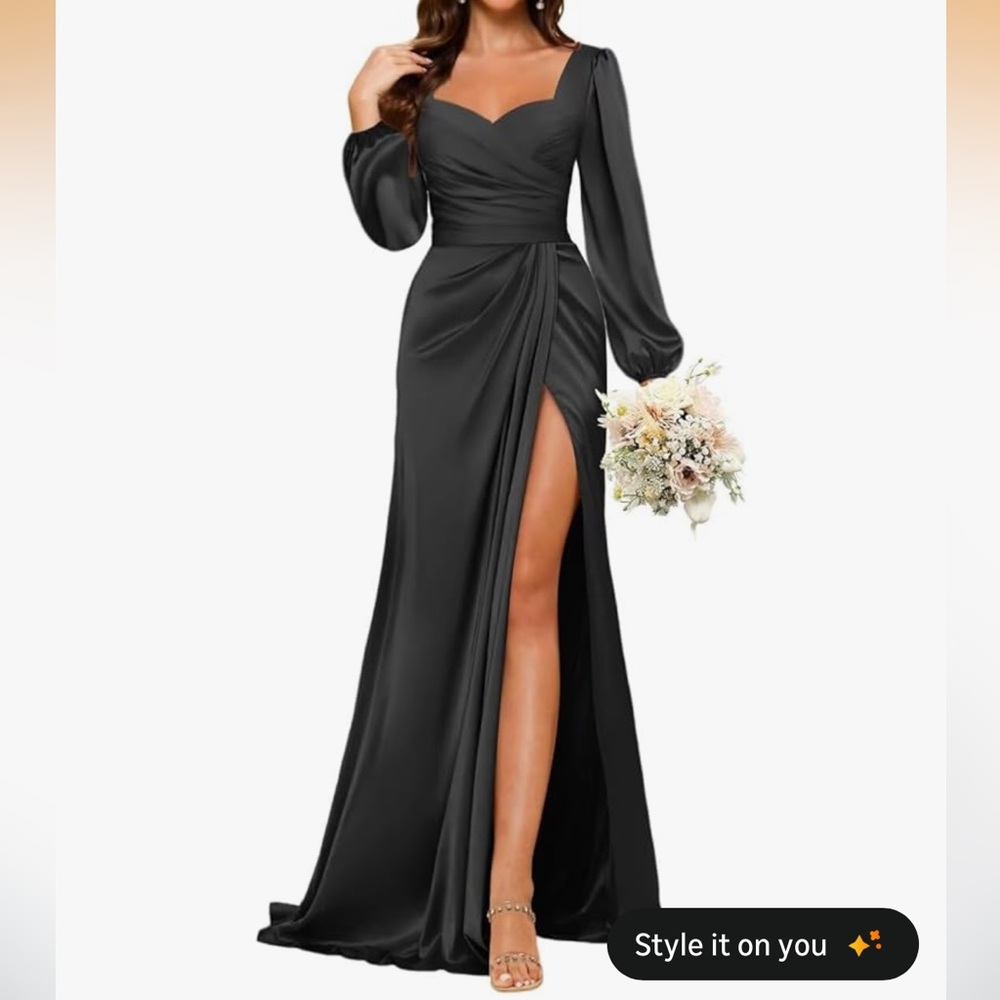 Elegant Black Evening Gown